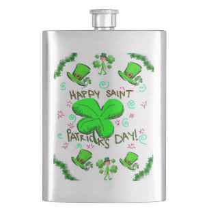 St. Patrick's Day Flask Flachmann