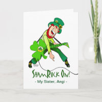St Patrick's Day for a Rock Star Sister Rock On