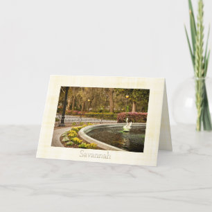 St Patrick's Day - Forsyth Fountain, Savannah, GA Karte