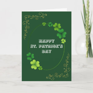 St. Patrick's Day Foto Karte