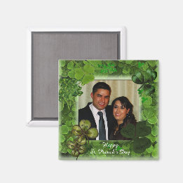 St. Patrick's Day Foto Magnet