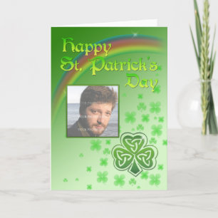 St. Patrick's Day Fotokarte Karte