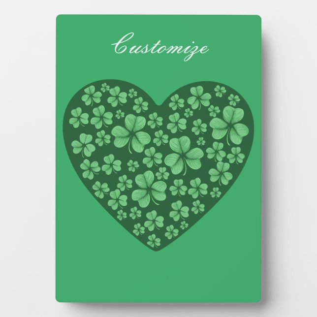 St. Patrick's Day Fotoplatte (Vorderseite)