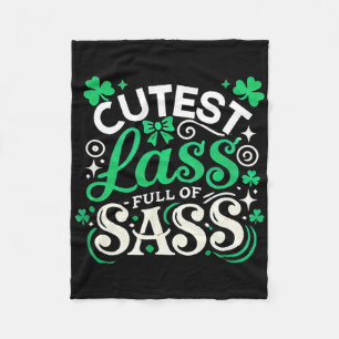 St Patricks Day Frauen Mädchen Sy Saint Patricks D Fleecedecke
