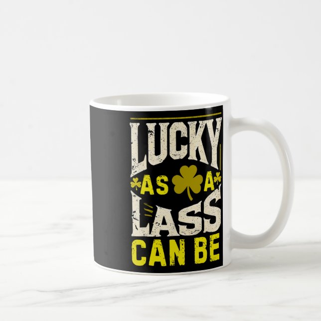 St Patricks Day Frauen Shamrock Saint Patricks Day Kaffeetasse (Rechts)