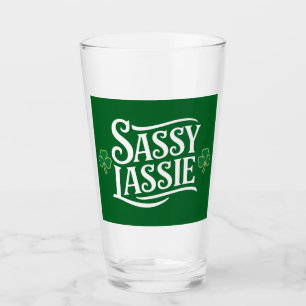 St. Patricks Day Freche Göre Lustiges Irisches Mäd Glas
