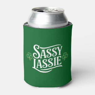 St Patricks Day Freche Göre Lustiges Irisches Mädc Dosenkühler