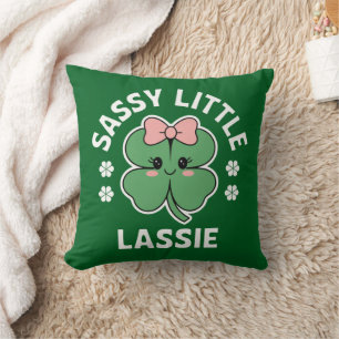 St Patricks Day Freche Kleine Göre Kinder Mädchen Kissen