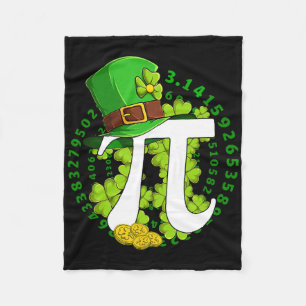 St Patricks Day Frohe Pi Day Mathe Wissenschaft Ir Fleecedecke