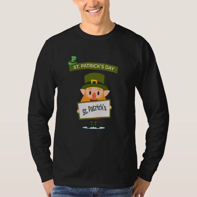 St Patrick's Day Fun Beer Drink Party Dublin Irlan T-Shirt (Vorderseite)