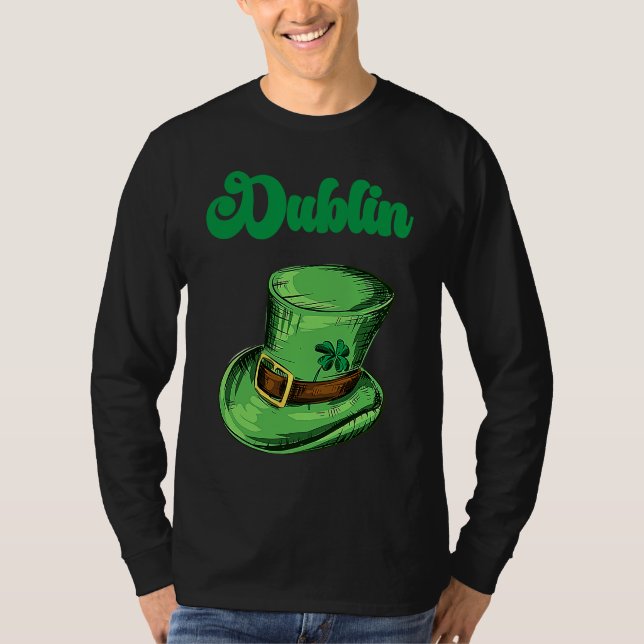 St Patrick's Day Fun Beer Drink Party Dublin Irlan T-Shirt (Vorderseite)