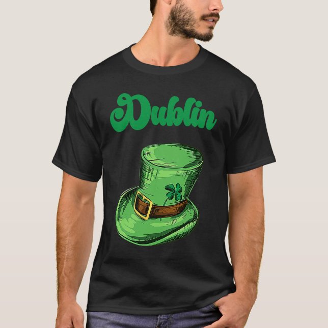 St Patrick's Day Fun Beer Drink Party Dublin Irlan T-Shirt (Vorderseite)