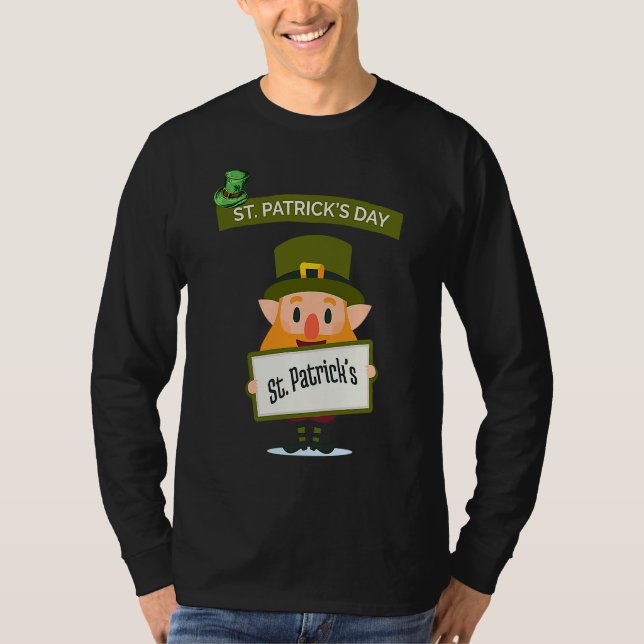 St Patrick's Day Fun Beer Drink Party Dublin Irlan T-Shirt (Vorderseite)