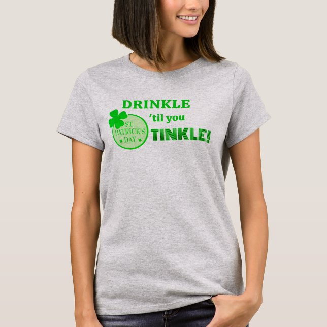 St. Patricks Day FUN! Beste Gruppe oder Einzelpers T-Shirt (Vorderseite)