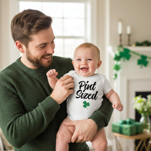St. Patrick's Day Fun: Pint Sized Baby Strampler
