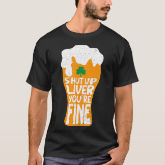 St Patricks Day Funny Drinks Geschenke Lucky Kleeb T-Shirt
