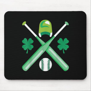 St Patricks Day Funny Irish Saint Paddy Baseball P Mousepad