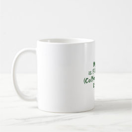 St. Patrick's Day, Funny Text Bleibe Lucky Kaffeetasse
