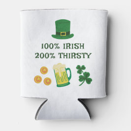 St. Patrick's Day Funny Text, Thirsty Irishman Dosenkühler