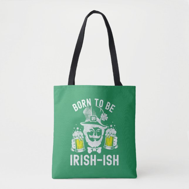 St. Patrick's Day Geboren irisch-funny Irish (Vorderseite)