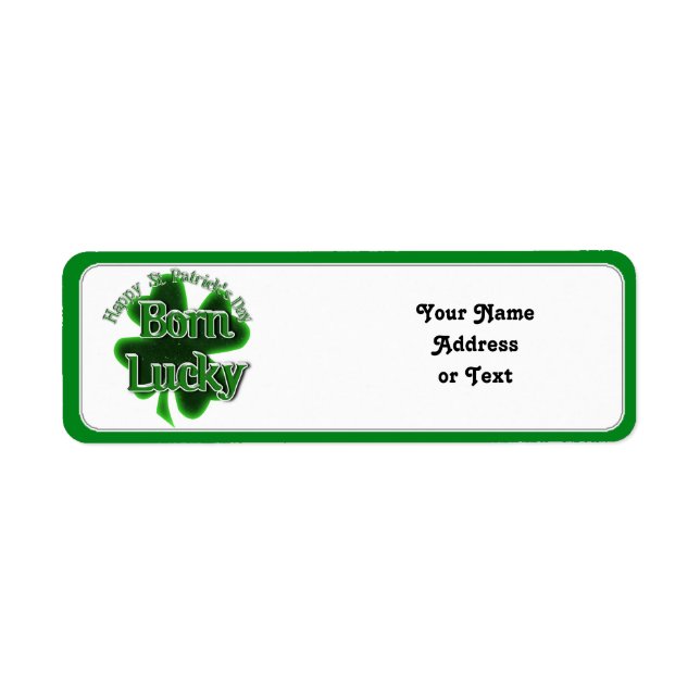 St. Patrick's Day Geboren Lucky (Vorne)