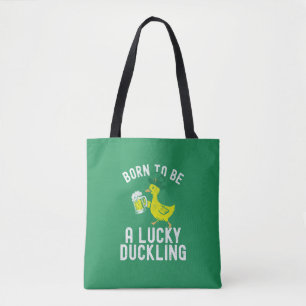 St. Patrick's Day Geboren zum Glück Duckling Funny
