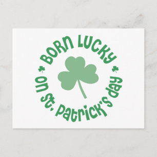 St Patricks Day Geburtstag Postkarte