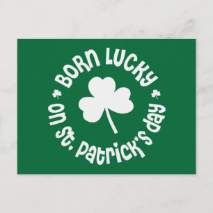 St Patricks Day Geburtstag Postkarte