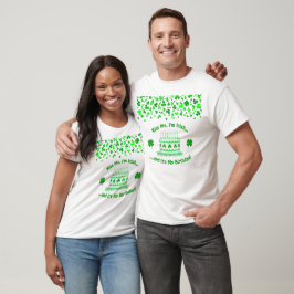 St. Patrick's Day Geburtstagskuchen Benutzerdefini T-Shirt