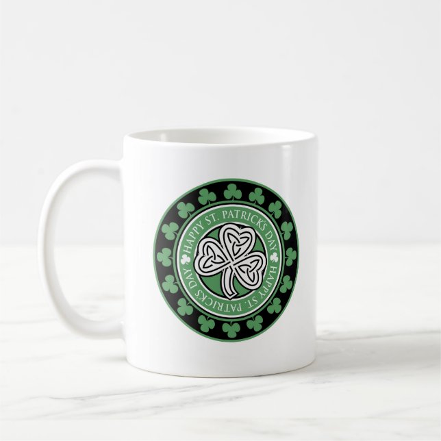St. Patrick's Day Gedenkfeier 11 Unzen Tasse (Links)