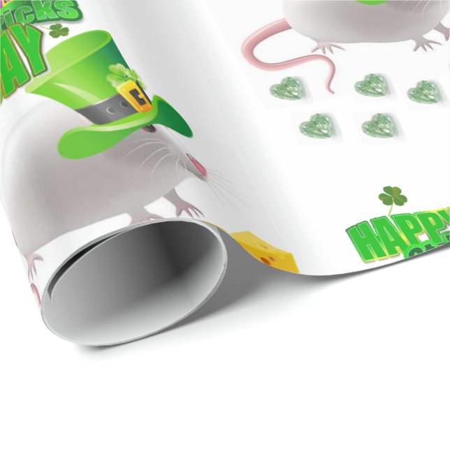 St. Patrick's Day-Geschenkpapier Geschenkpapier (Rolleneckpunkt)