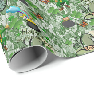 St. Patrick's Day-Geschenkpapier Geschenkpapier