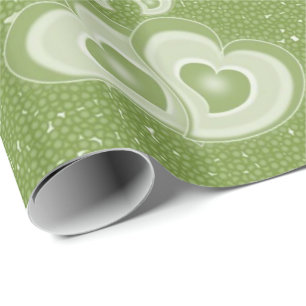 St. Patrick's Day Geschenkpapier Hüte Herzen