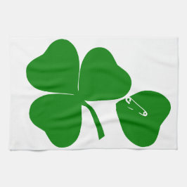 St Patrick's Day - Get Lucky 3 + 1 leaves = 4 Handtuch