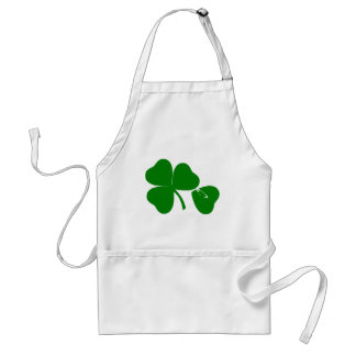 St Patrick's Day - Get Lucky 3 + 1 leaves = 4 Schürze