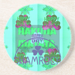 St. Patrick's Day Getränkeuntersetzer