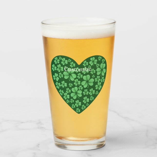 St. Patrick's Day Glas (Vorne (Gefüllt))
