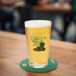 St. Patrick's Day Glastasse Glas