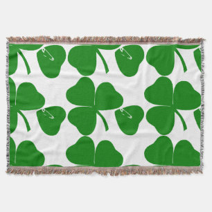 St Patrick's Day - Glück 3+1 = 4 Decke