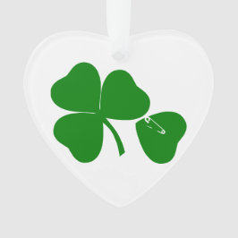 St Patrick's Day - Glück 3+1 = 4 Ornament