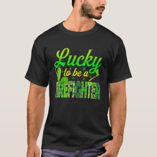 St. Patricks Day Glück gehabt, Feuerwehrmann zu se T-Shirt