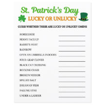 St. Patrick's Day - Glück oder Unglücksspiel