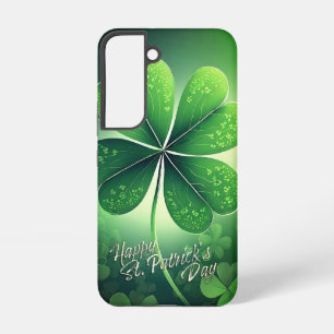 St. Patrick's Day Glück - Wasserfarbe Shamrocks 🍀 Samsung Galaxy Hülle