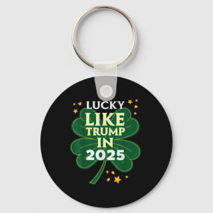 St Patricks Day Glück wie Trump im Jahr 2025 Donal Schlüsselanhänger