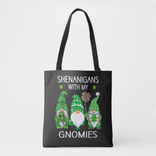 St Patricks Day Glückliches Kleeblatt Leopard Gnom