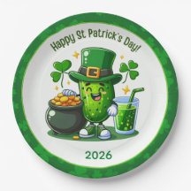 St. Patricks Day Glücks Gurke
