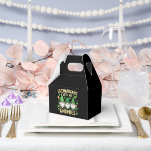 St. Patricks Day Glückskleeblatt Gnom Geschenkschachtel