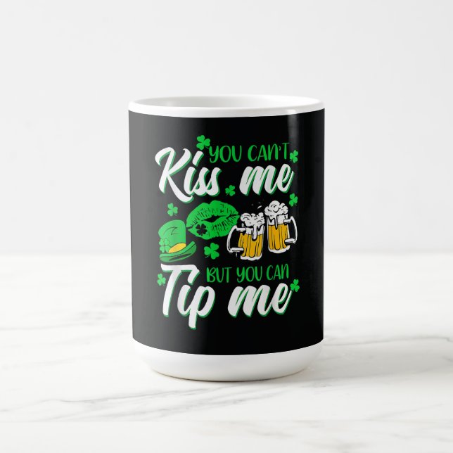 St. Patricks Day Glückskleeblatt  Kaffeetasse (Mittel)
