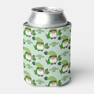St. Patrick's Day Gnome Beer Can Cooler Dosenkühler