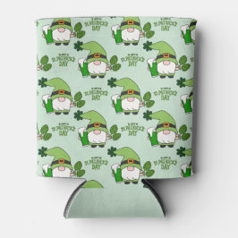 St. Patrick's Day Gnome Beer Can Cooler Dosenkühler